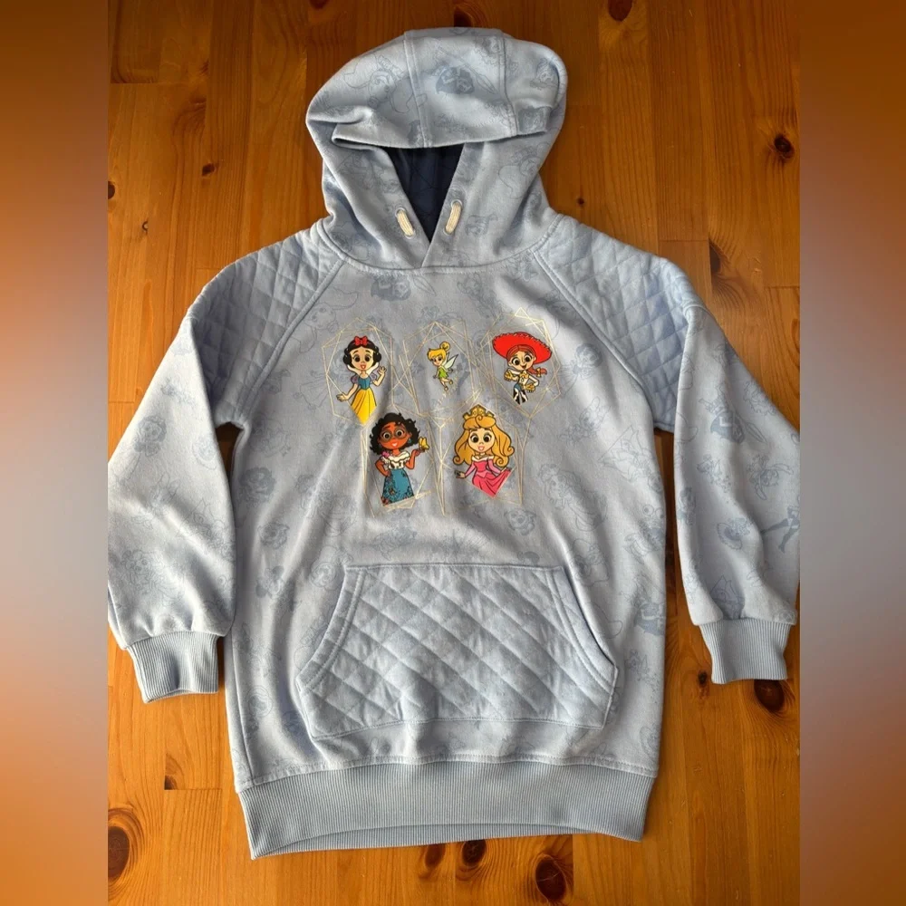 Disney 100th‎ Anniversary Princess Pullover Hoodie Size 6/7